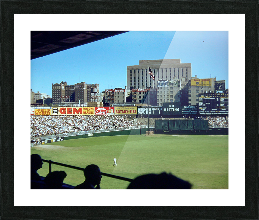 Found and Restored - San Bernadino Minor League Ball Park - Kodachrome Picture Frame print