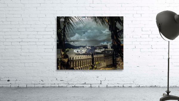 Found and Restored - PBM Mariner with Marines - 1940s Kodachrome Wall Preview