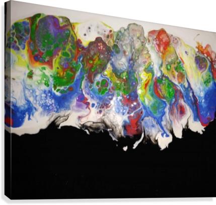 Color burst Canvas Print