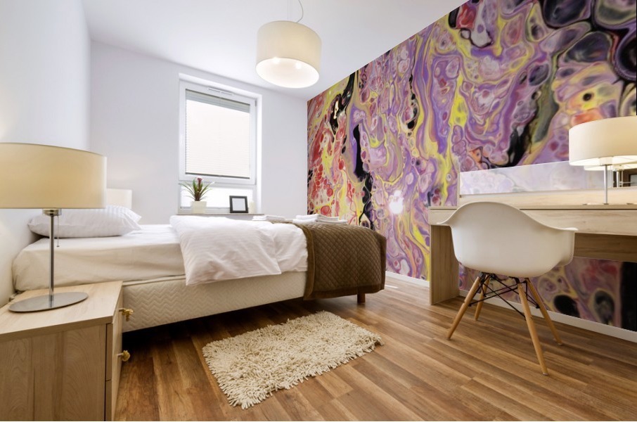 Purple haze Mural print