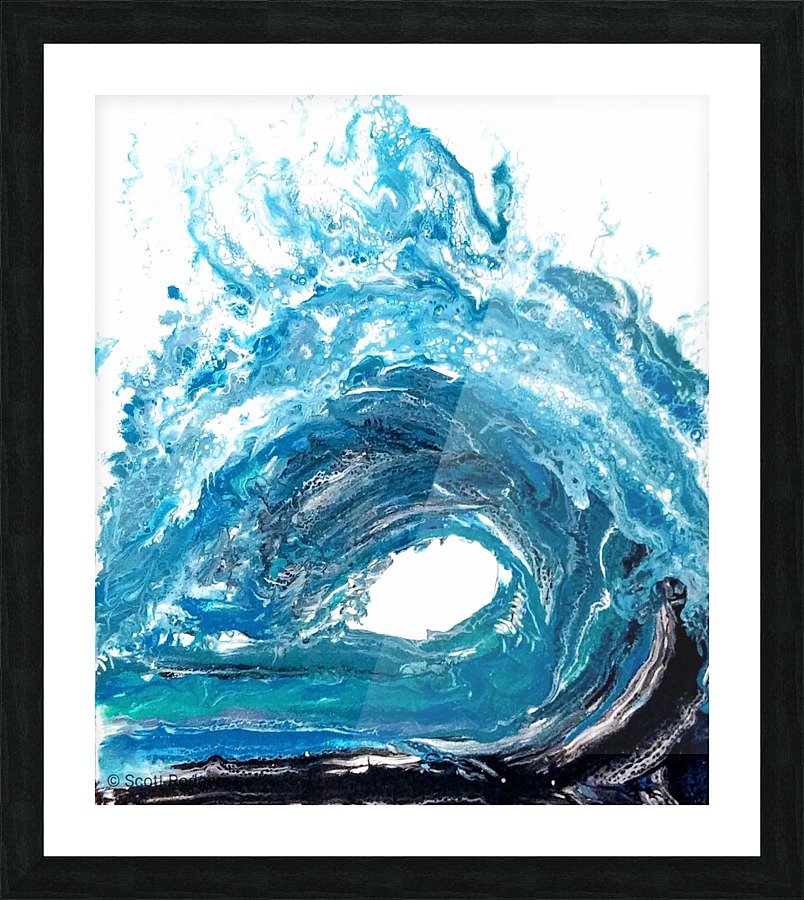 Blue dream Picture Frame print