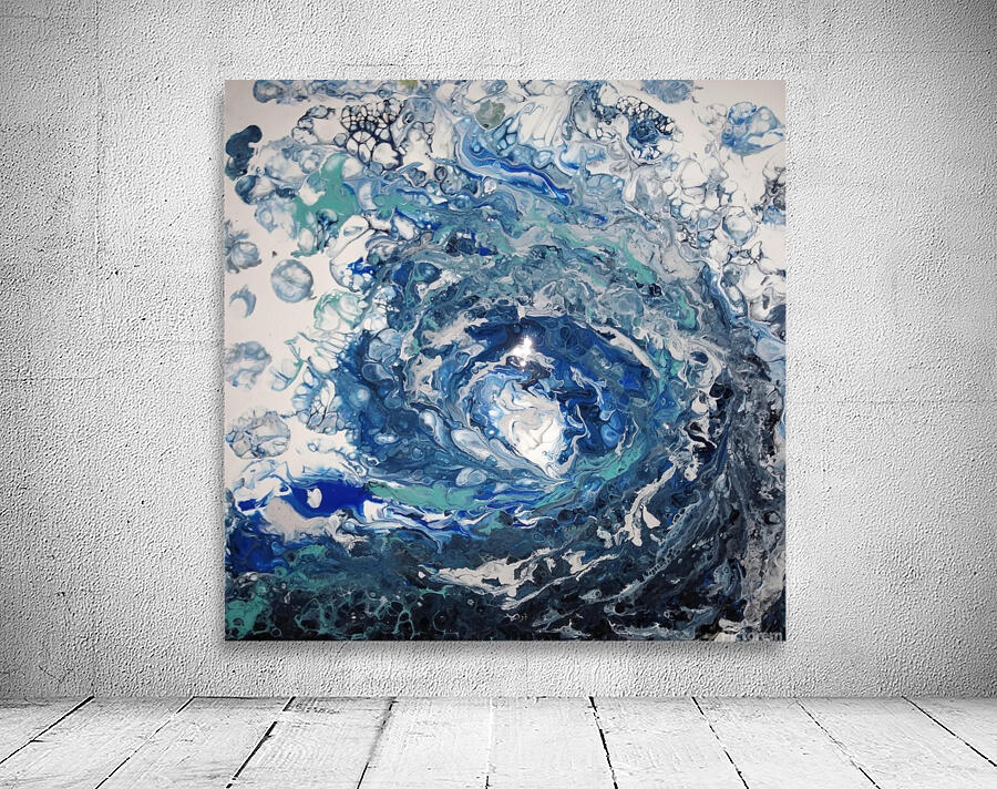 Blue wave Wall Preview