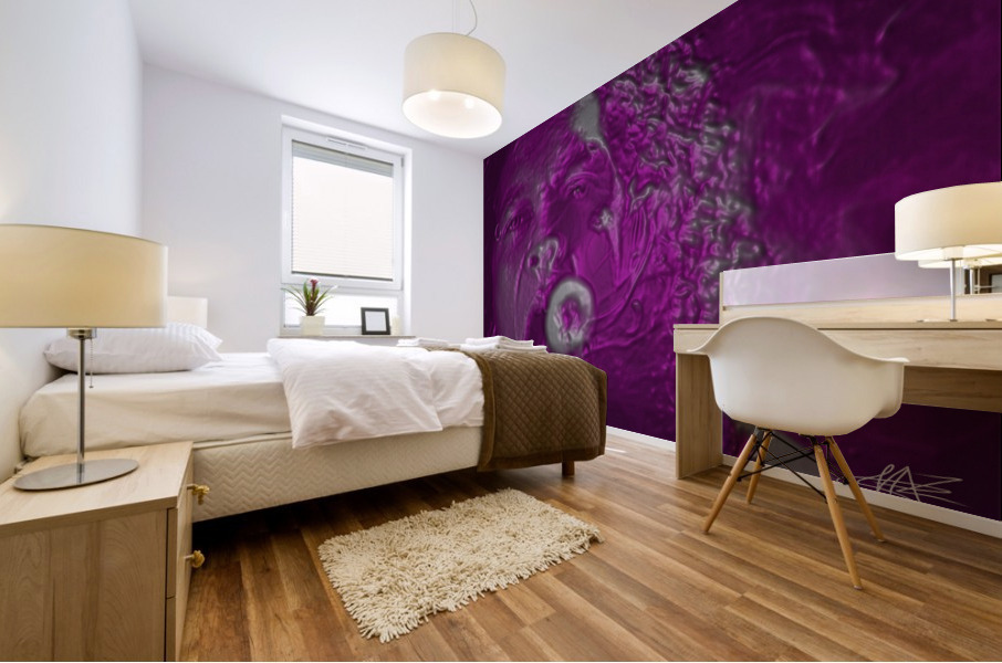 PURPLE HAZE Mural print
