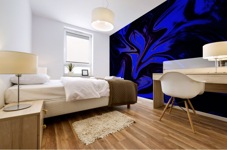 ELECTRIK BLUE Mural print
