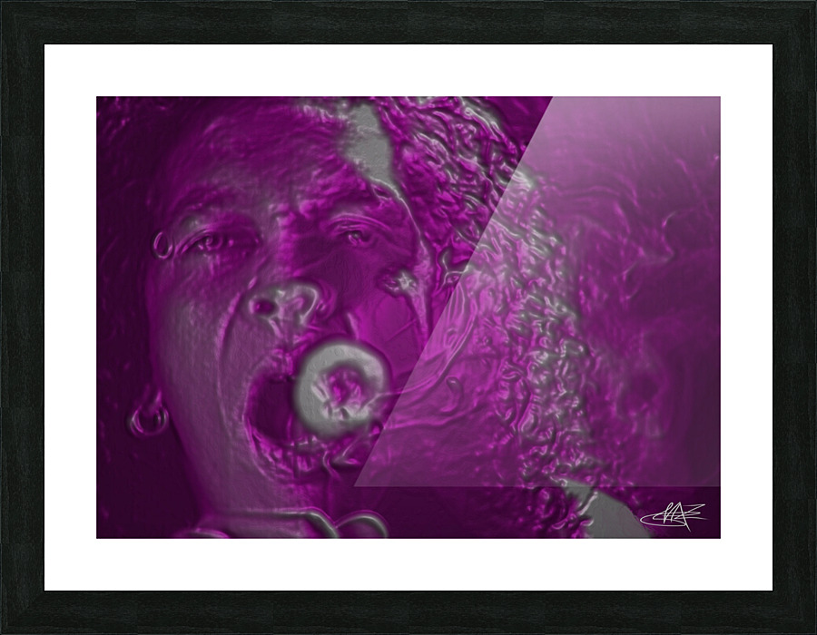 PURPLE HAZE Picture Frame print