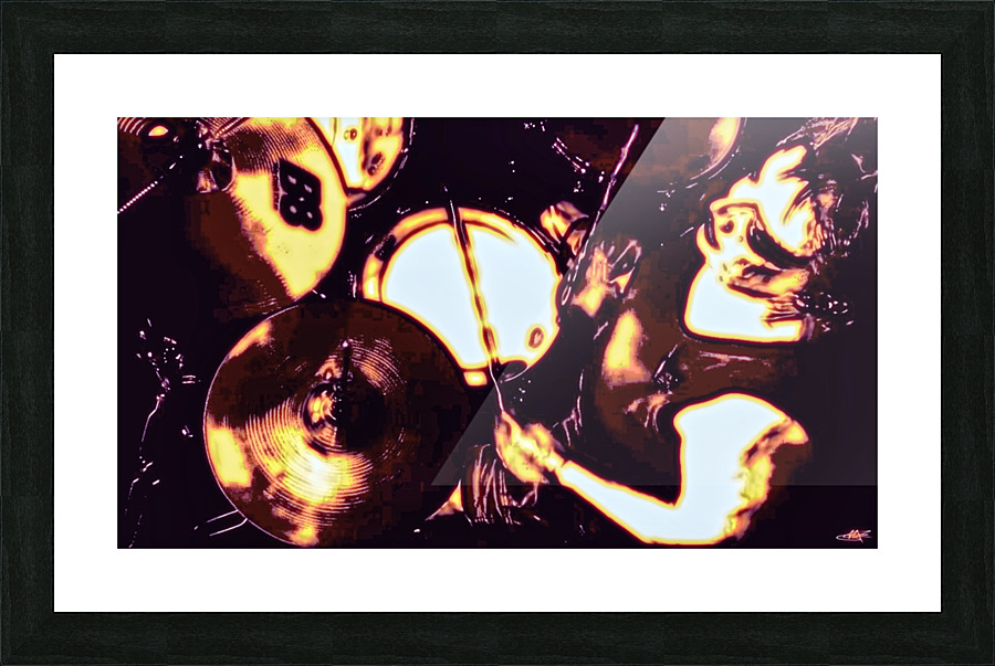 FUNKY DRUMS Picture Frame print