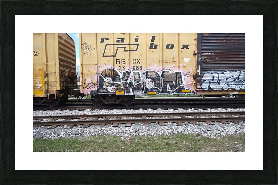 RAIL CART ART Picture Frame print