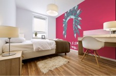 COIFFE D INDIEN Mural print