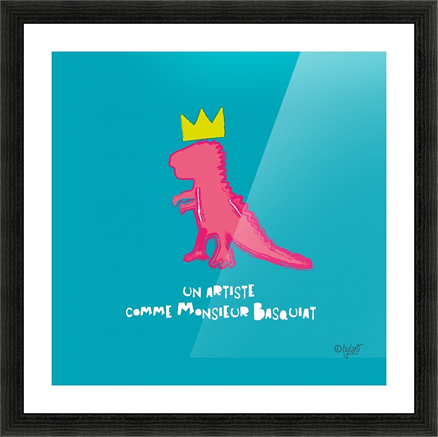 BASQUIAT Picture Frame print