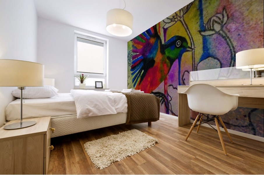 bird abstract 3.v3 Mural print