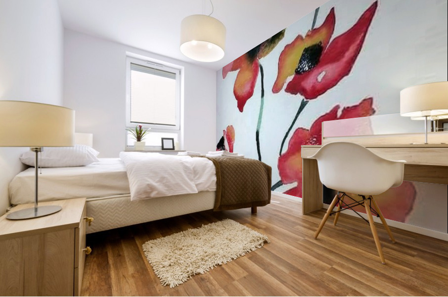 poppy.v2 Mural print