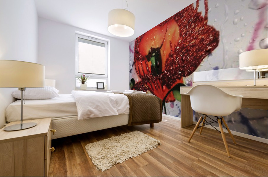 poopy eloquence.v3 Mural print