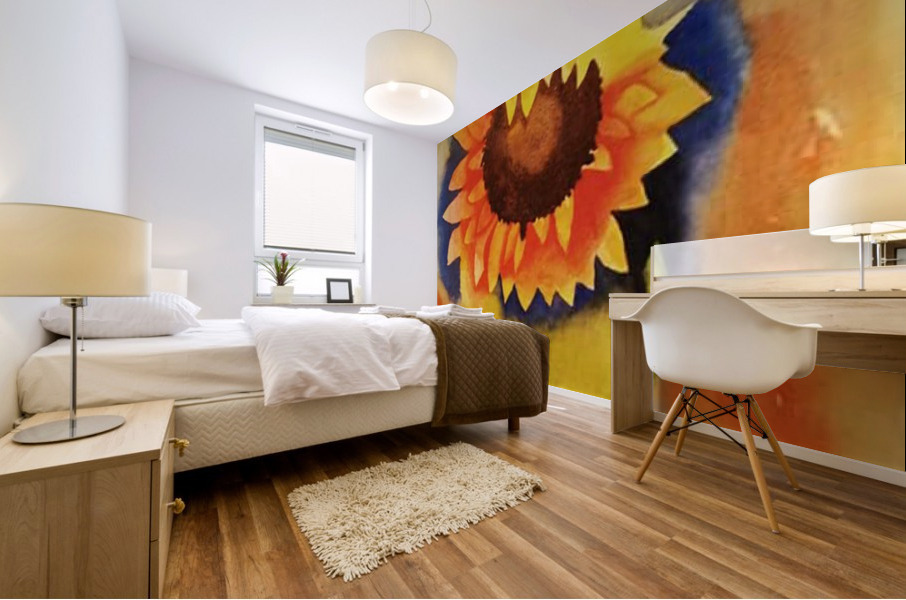 sunflower.v2 Mural print