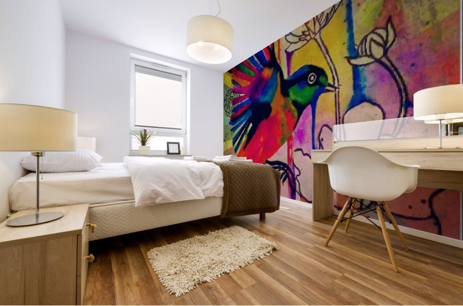 bird abstract 5.v3 Mural print