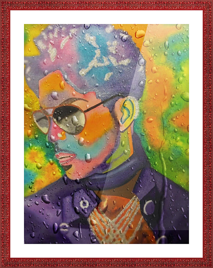 PRINCE TRIBUTE Picture Frame print