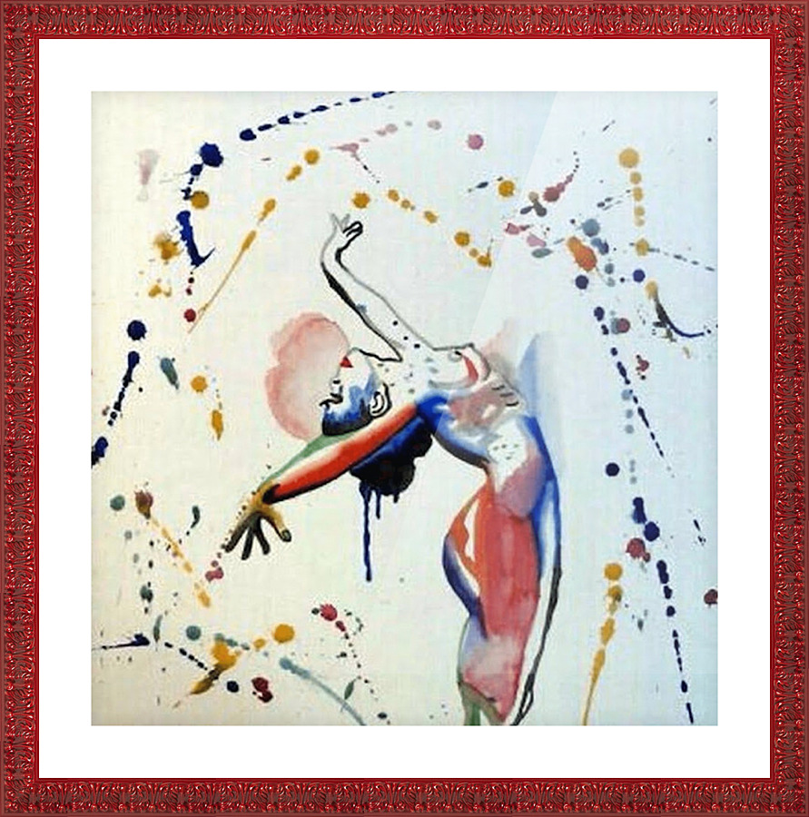 dancer.v2 Picture Frame print