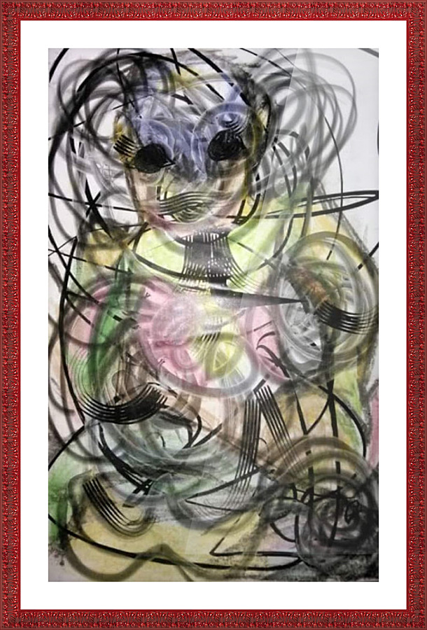 chaos.v2 Picture Frame print