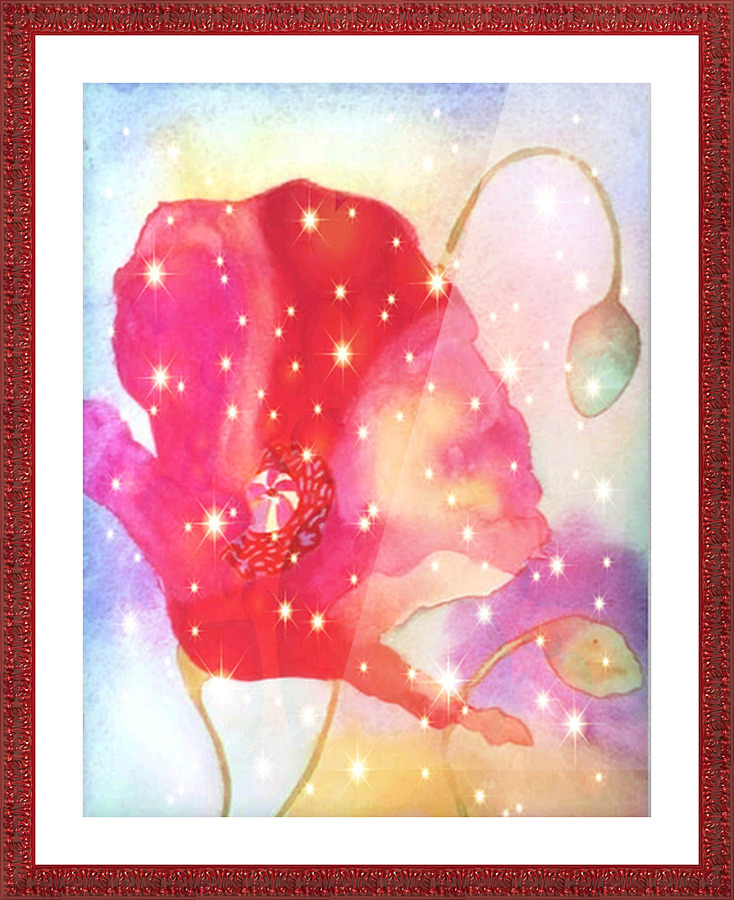 sparkles.v1 Picture Frame print