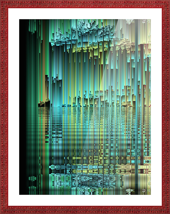 126670340 mirror Picture Frame print