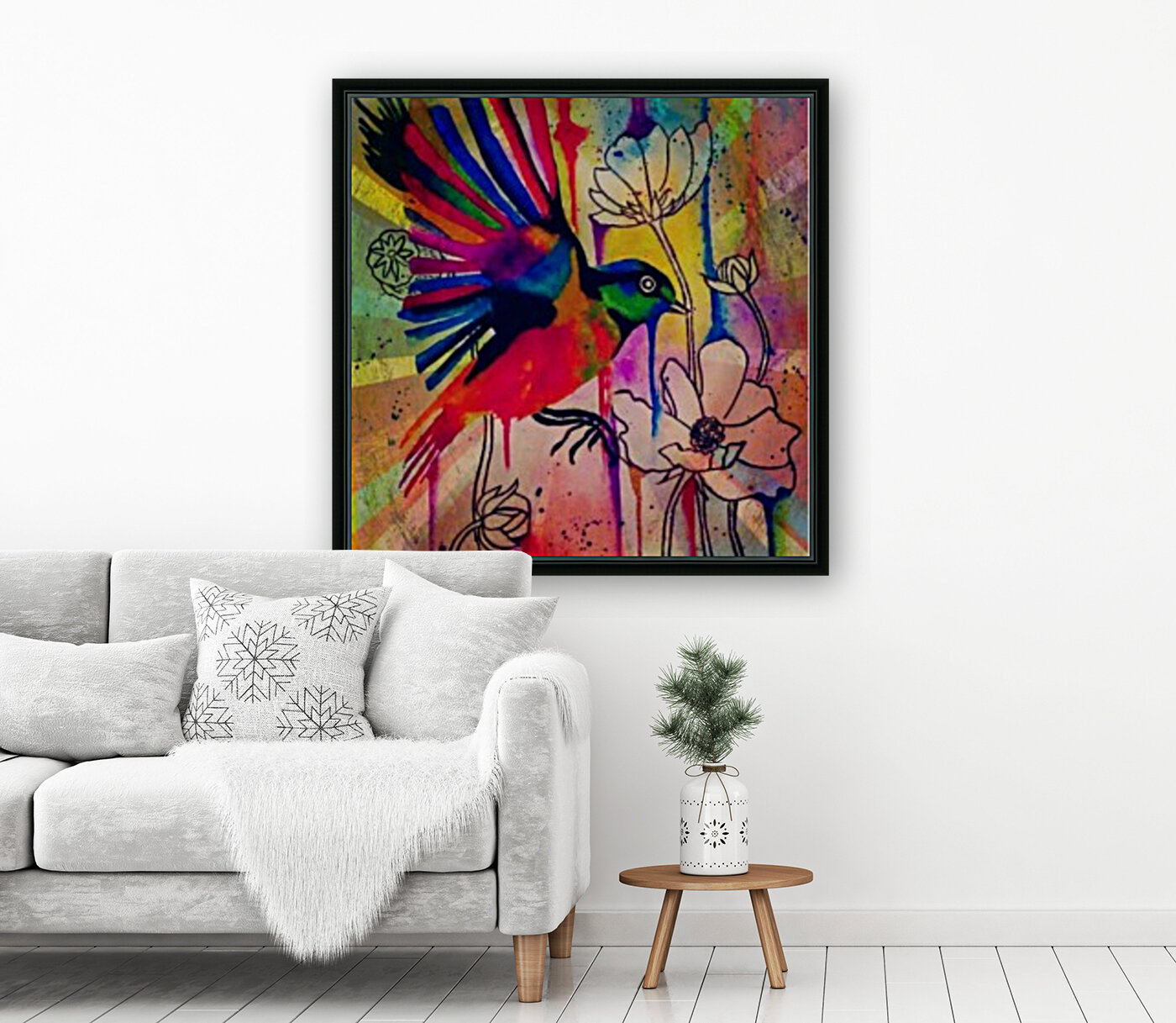 bird abstract 5.v1 Reproduction