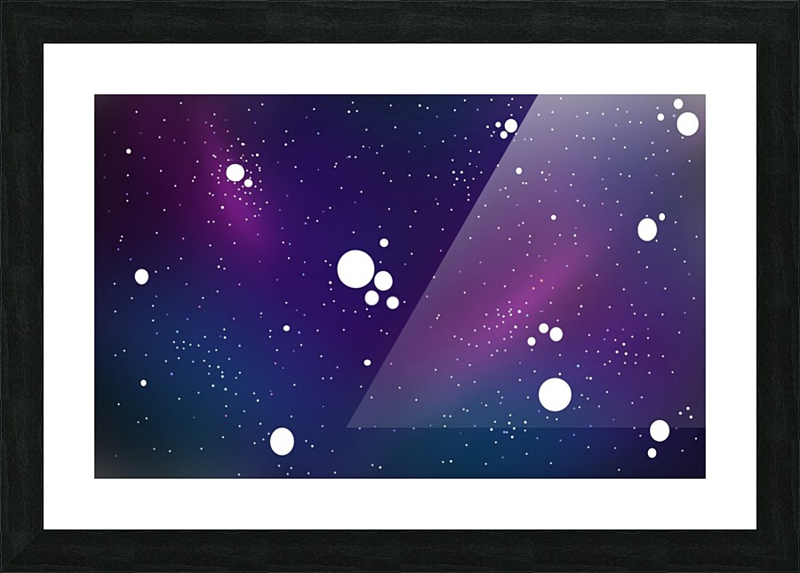 galaxy series - 1 Picture Frame print