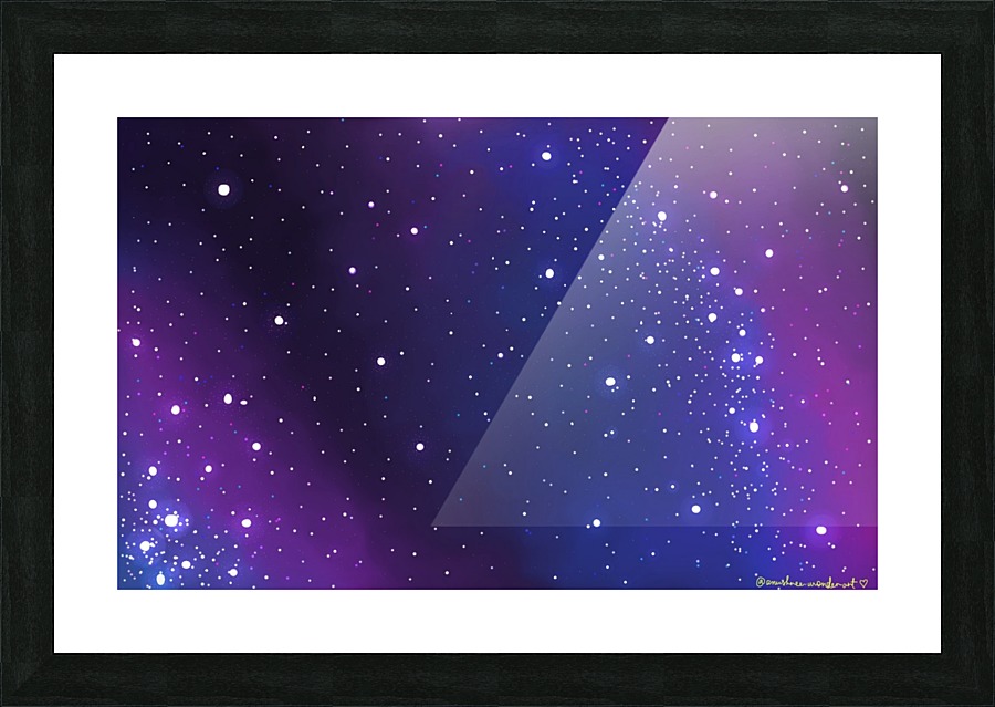 galaxy series - 2 Picture Frame print