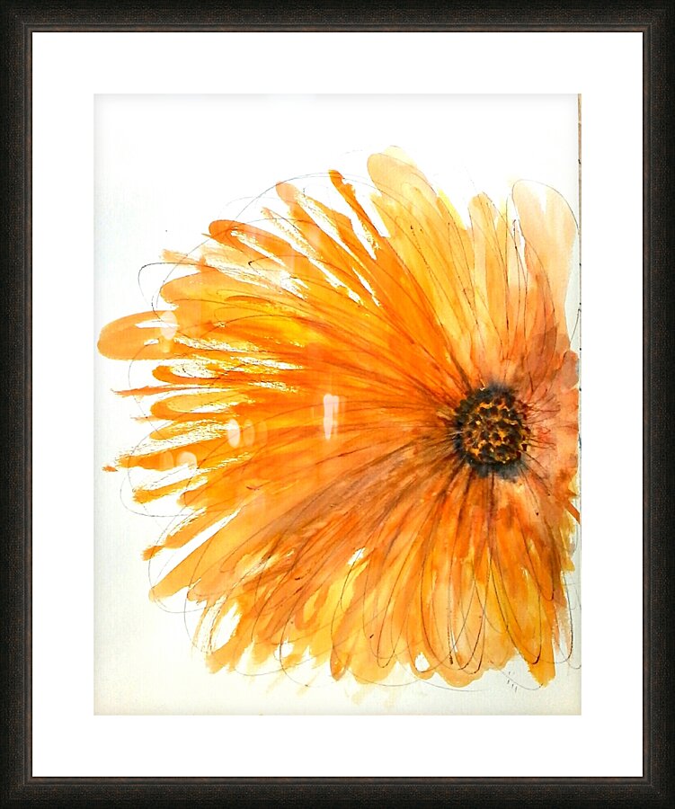 Marigold Magic Picture Frame print