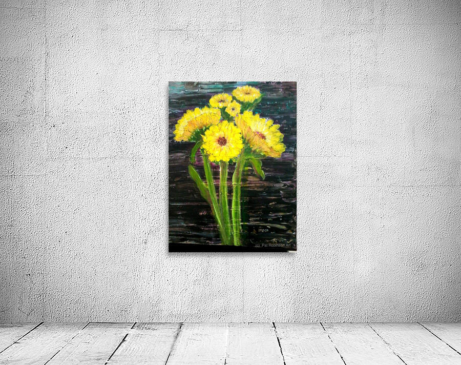 Mountain Sunflowers Wall Preview