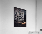 She was here... Acrylic Print