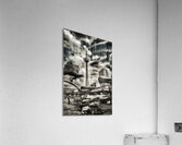 Harbour Front - B&W. Acrylic Print