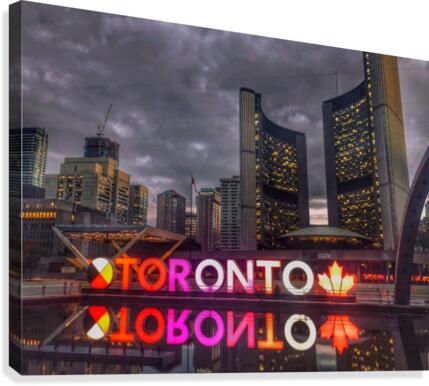 Nathan Phillips Square - Toronto Canvas Print