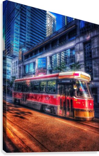 Classic Streetcar - Toronto Canvas Print