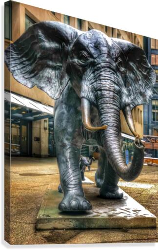 Financial District - Tembo Canvas Print