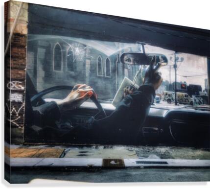 View the Rear View Canvas Print
