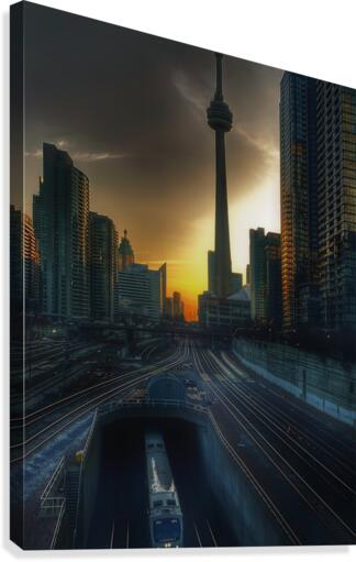 Toronto East View Canvas Print
