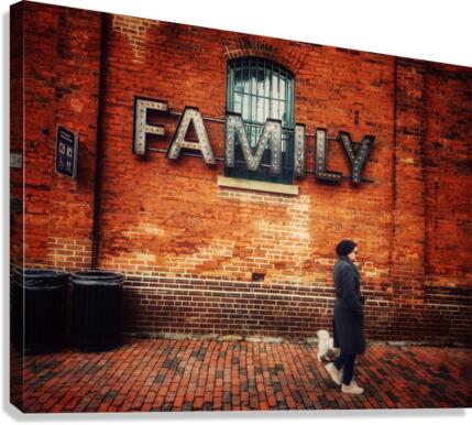 The Distillery District Family Canvas Print