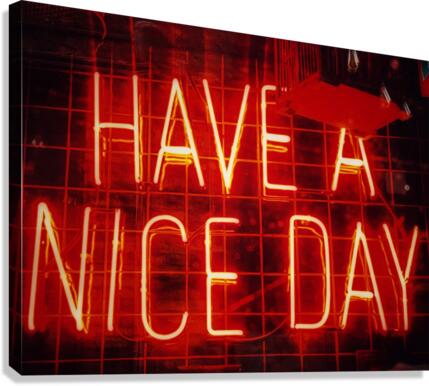 Have a Nice Day  Canvas Print