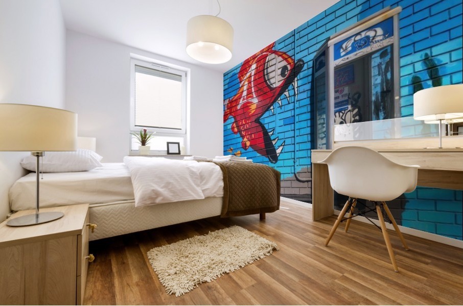 Pape Fish - Toronto Mural print