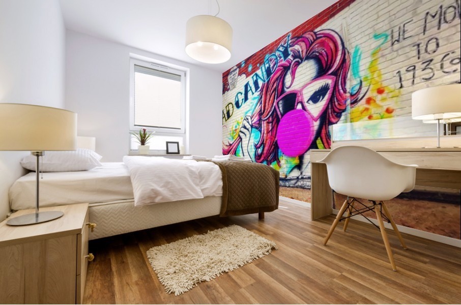 Head Candy -Toronto Mural print