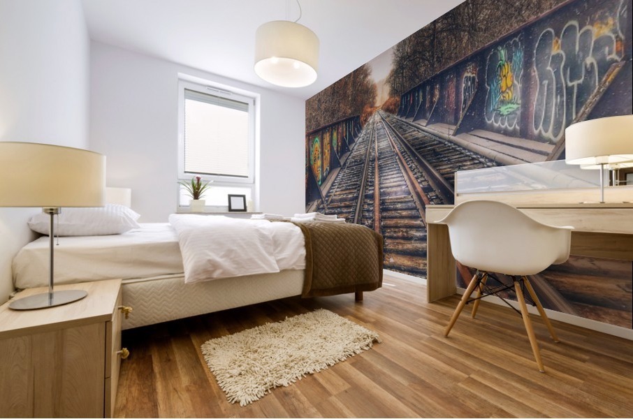 The Right Track Mural print