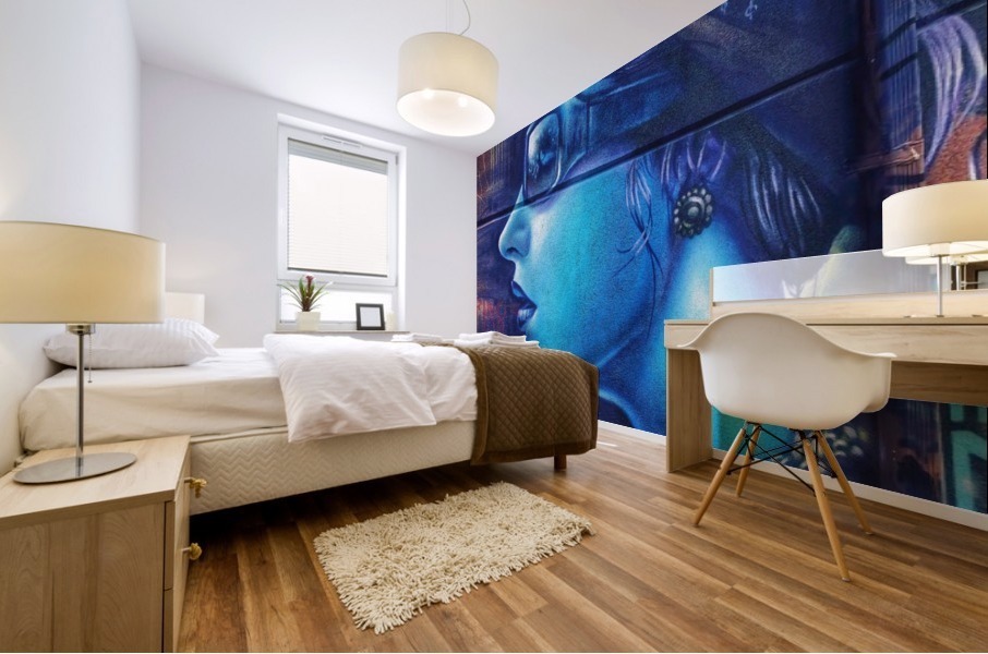 Cool Blue - Toronto Mural print