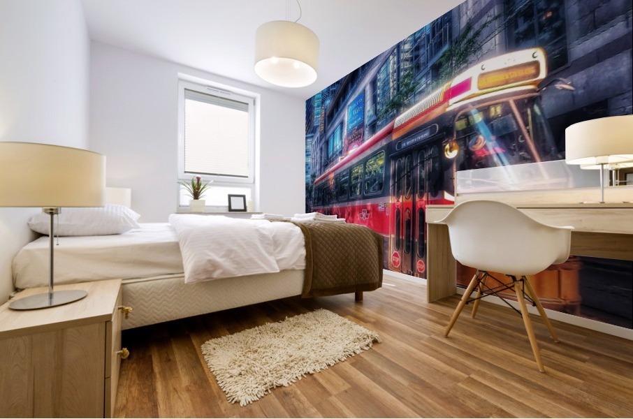 Classic Streetcar - Toronto Mural print