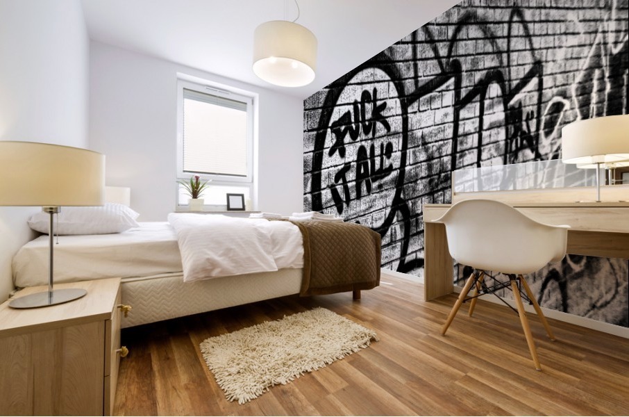 Fuck it all  Mural print