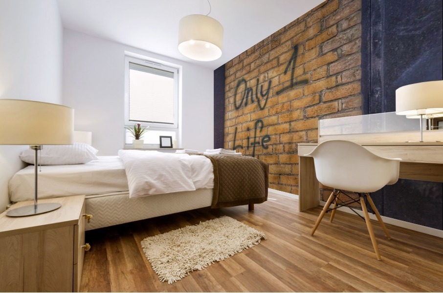 Only 1 Life Mural print