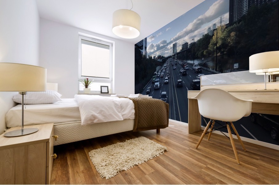 Morning Traffic Mural print