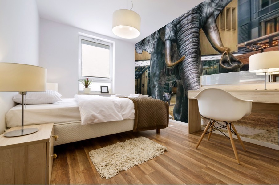 Financial District - Tembo Mural print