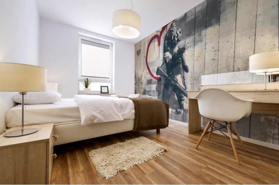 Showing Love Mural print