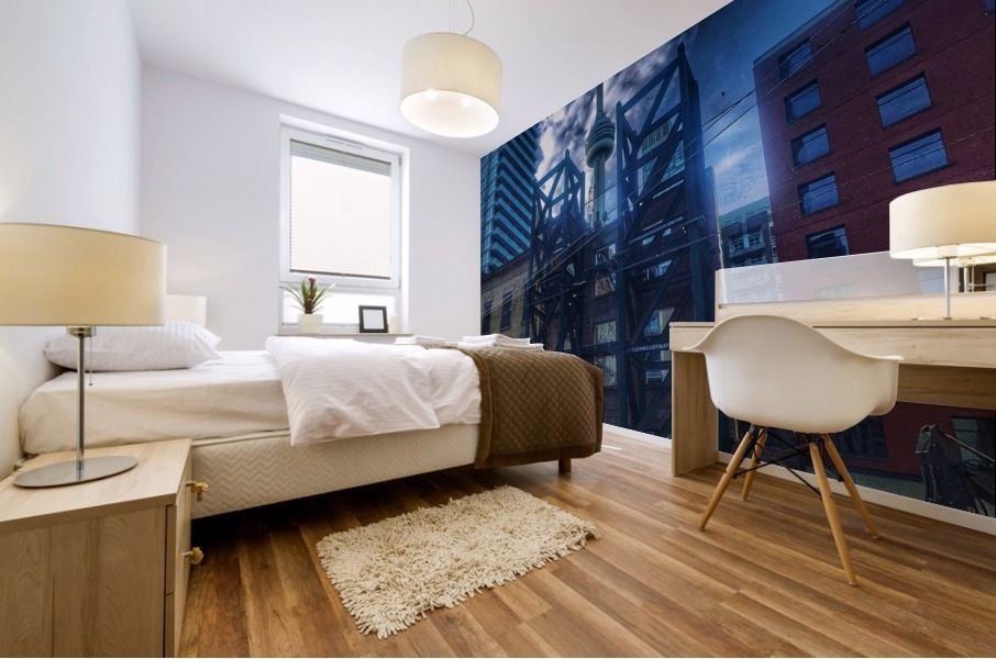 Building King Mural print