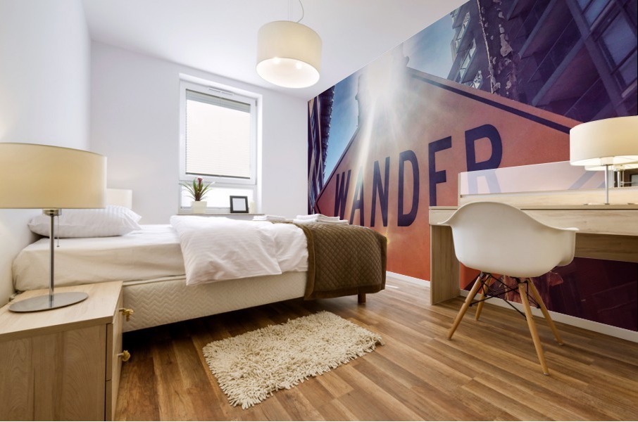 Wander Along Mural print