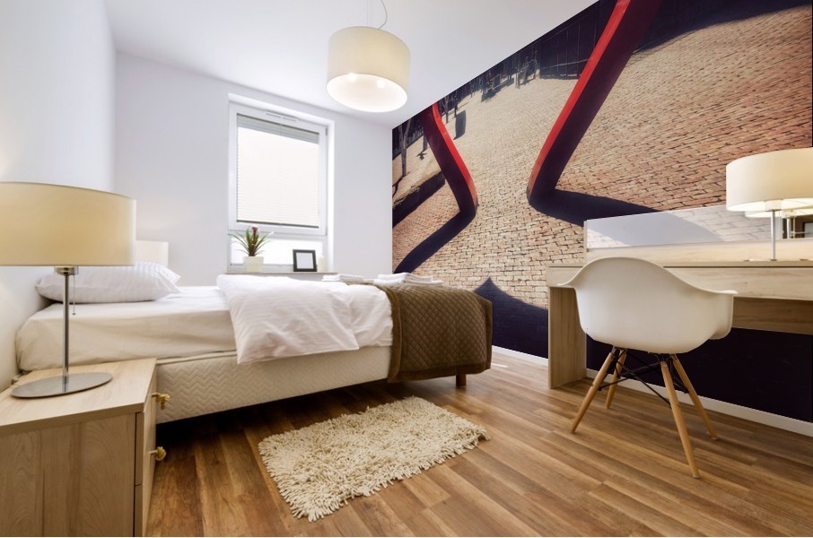 Two Hearts Mural print